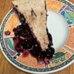 Piece of Blueberry Peach Pie