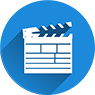 Inspirational Books & Media io images clapperboard 1085692sm
